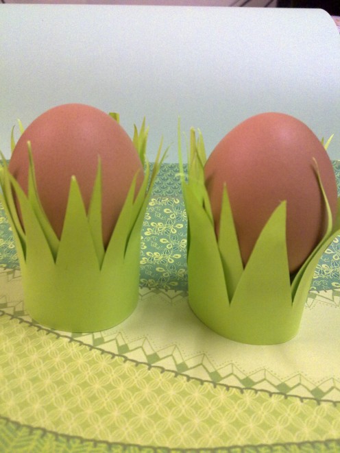 Easter Egg Cups with Empty Egg Shells