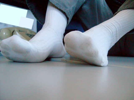A pair of comfortable socks