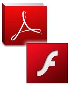 Adobe software such as Flash Player and Reader commonly include vulnerabilities which are fixed in frequent updates.
