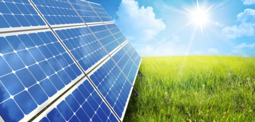 Solar panels harness energy from the sun and convert it to electricity