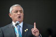 Guatemalan President Otto Perez Molina