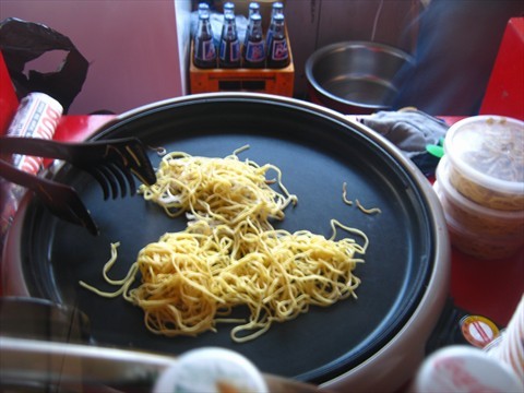 just fry the noodles, add the sauce and you're good to go.