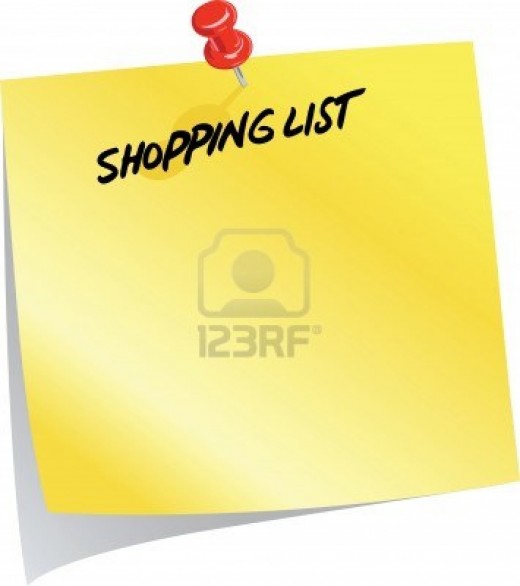 Shopping list can save you mass amounts of money by elliminating impulse buying.