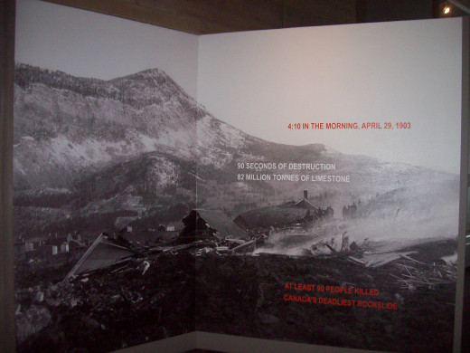 Mountain Falls Down - April 29, 1903, at 4:10 a.m