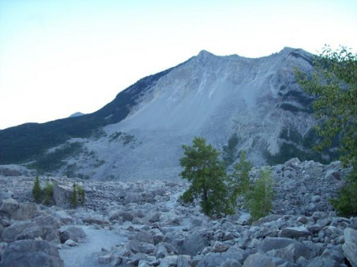 Taken on Frank Slide Interpretive nature walk.