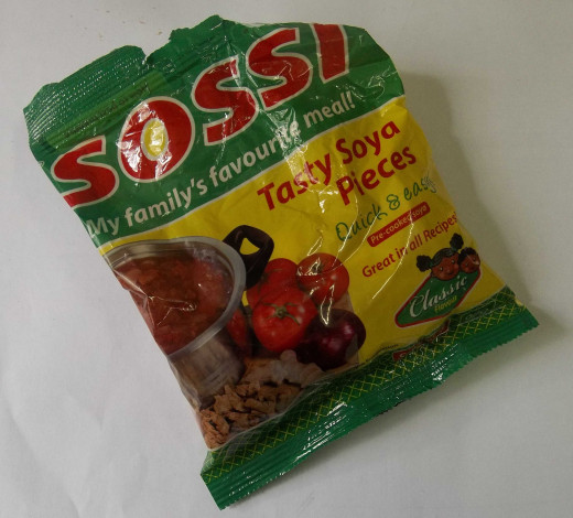 An example of Soya chunks - a good alternative to animal protein. There are many brands in the market