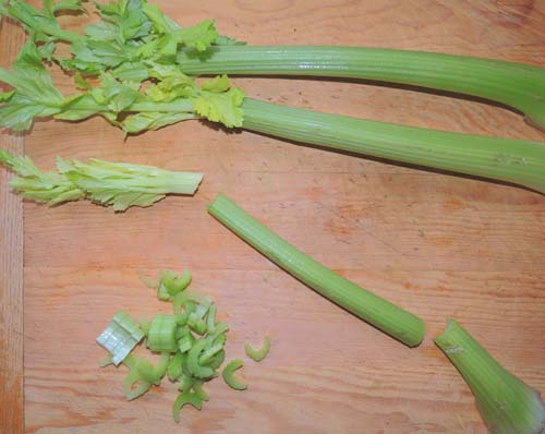 slice that celery!