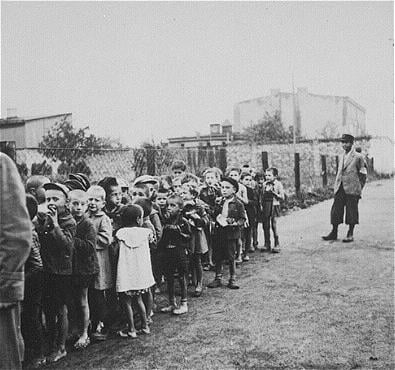 This is very hard to see.  From Ghetto Litzmannstadt where children were rounded up to be deported to the Chelmno death camp.  It is truly heartbreaking.