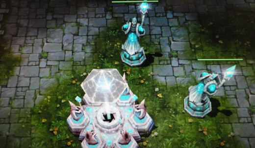 The main objective on the Summoner's Rift map is to destroy the opposing team's defenses and Nexus.