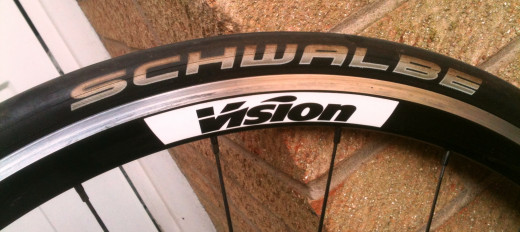 The detailed 'Schwalbe' on the sidewalls of the Ultremo ZX tires
