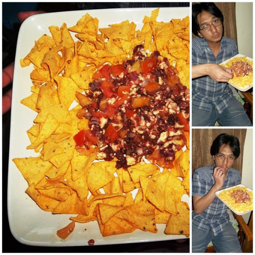 Pseudo nachos with less than 5 ingredients