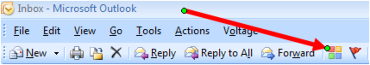 The Category button in Outlook 2007 and Outlook 2010.