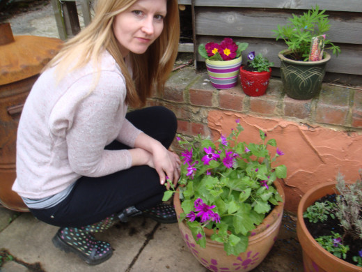 Brighten up your garden with your home made plant pot
