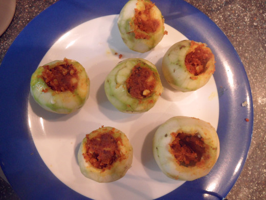 Tinda with stuffing