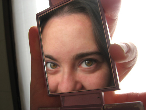 A mirror is one of the few necessary tools to do a thorough early detection skin self examination.