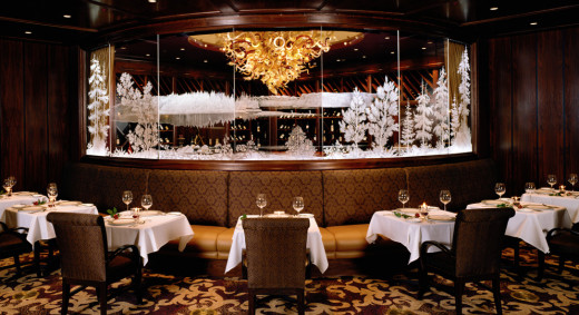 The main dining room at the Tulalip Bay Restaurant