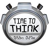 Time to think for ourselves - time is running out