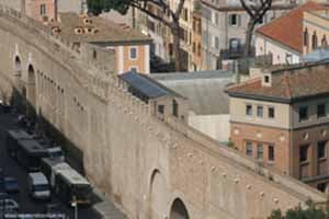 The Passetto viewed from Castel Sant' Angelo