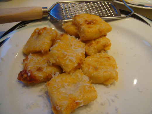 Add grated parmesan 