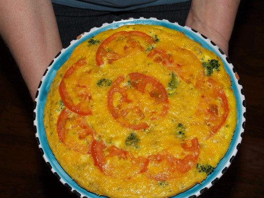 This delicious Broccoli and Cheese Frittata is special enough for any occassion.