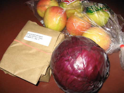 Organic meat and produce