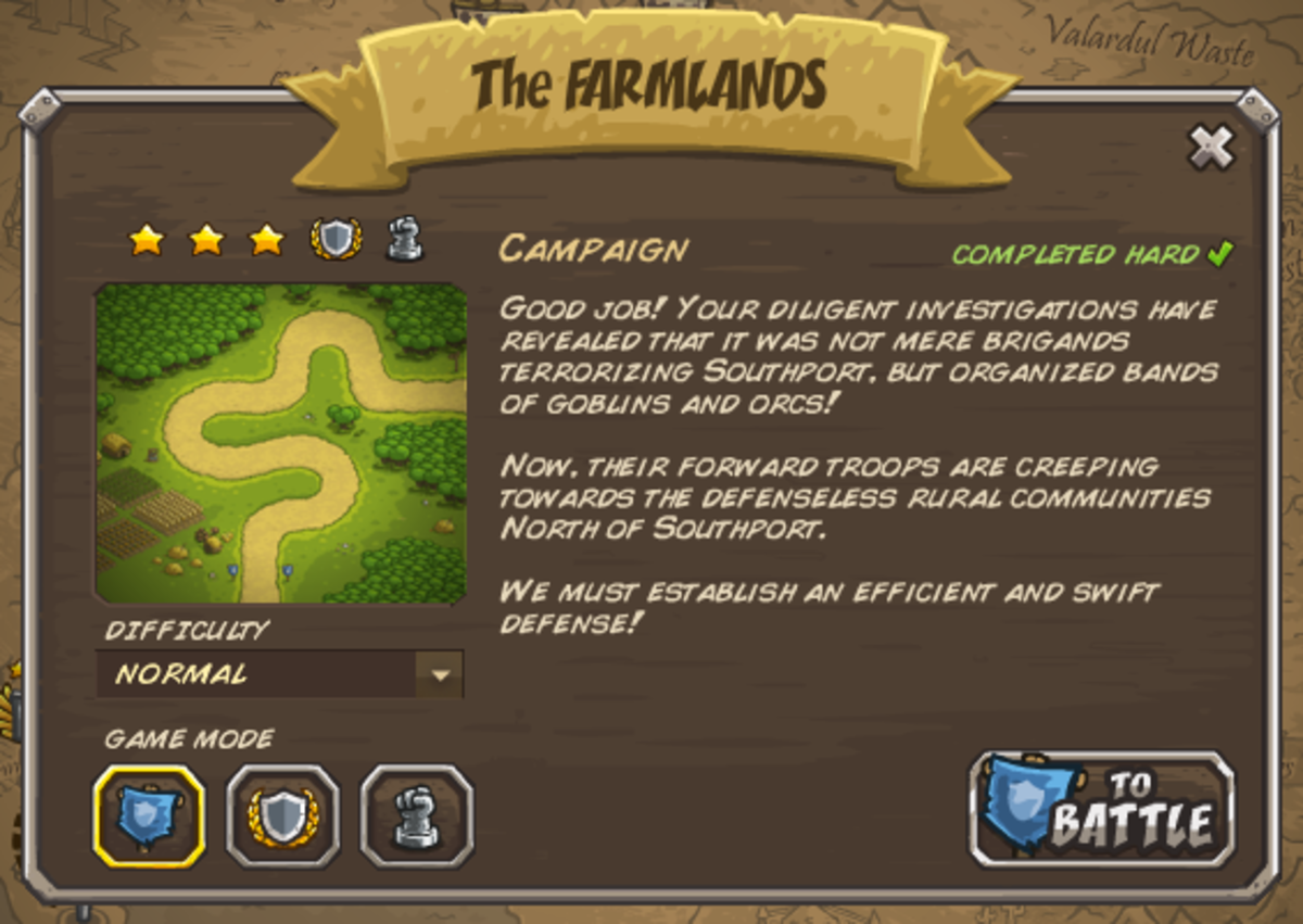 Kingdom Rush is copyrighted by Armor Games. All images used for educational purposes only.