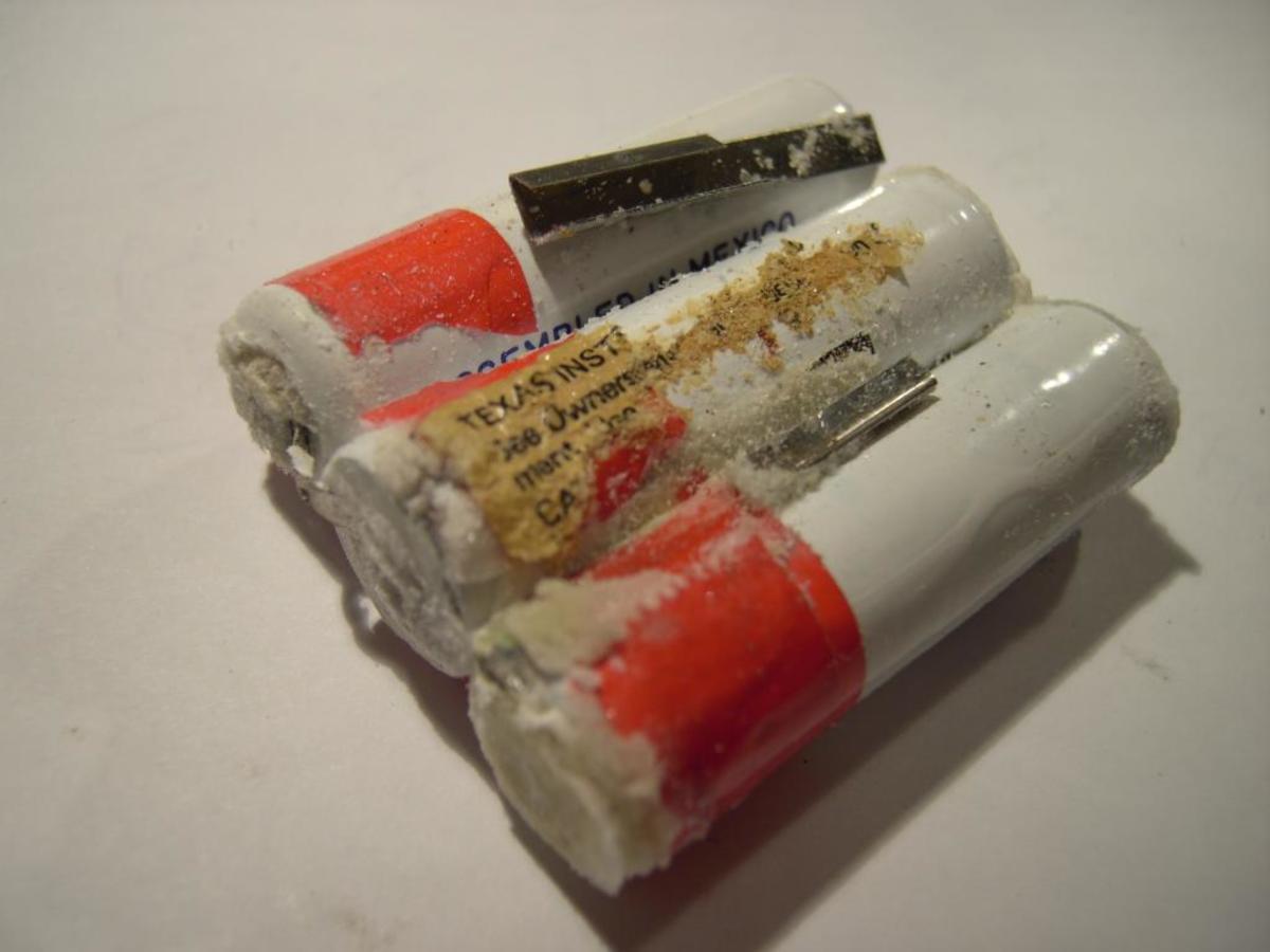 Don't throw faulty batteries anywhere!!