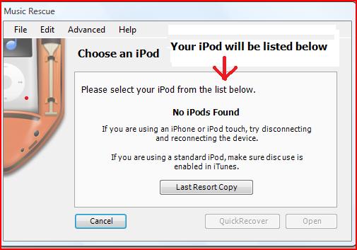 ipod music rescue free download