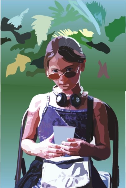 Illustrator Image of my eldest daughter