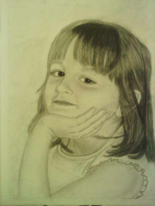 This is a little girl with whom my sister tutored.