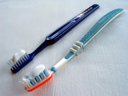 Use An Old Toothbrush To Clean Sinks and Faucets.