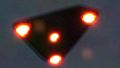 Actual verified photo of UFO seen over Belgium in 1990 by over 13,500 citizens, including military pilots