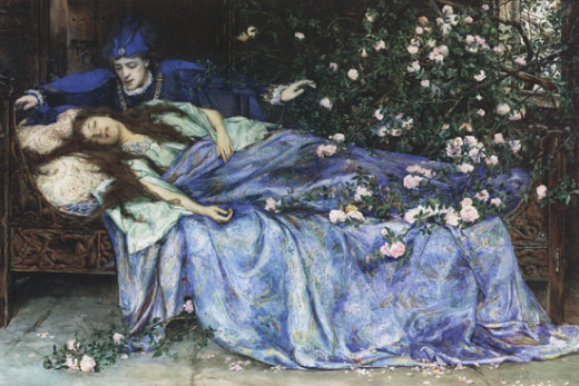 Sleeping Beauty, Henry Meynell Rheam (1899)