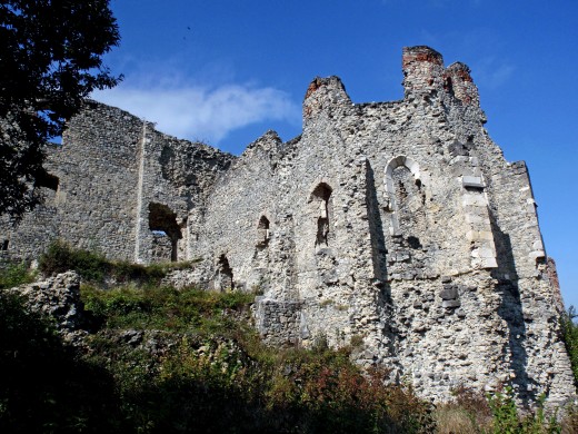 The impressive Gothic remains of Ružica grad, which was first mentioned in the 14th century.  