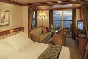 One of the most common suites on the Seven Seas Voyager. 