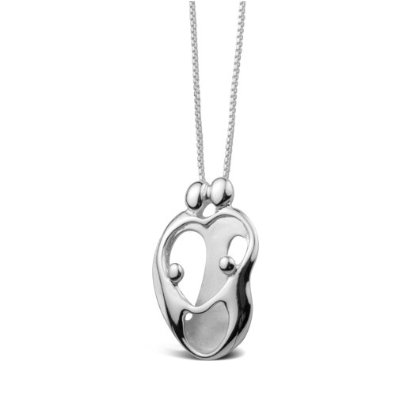 Great necklace for a mom of 2 children. Both siblings can join together and buy this as a gift for their loving Mother. 