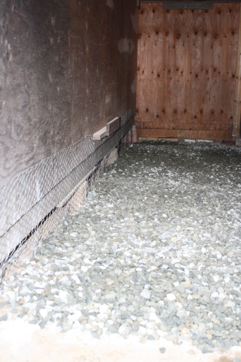 Crushed Gravel Spread Out