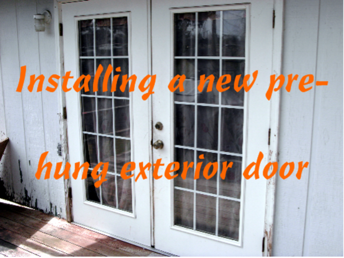 How to Install a Prehung Door Replacing an Exterior Door