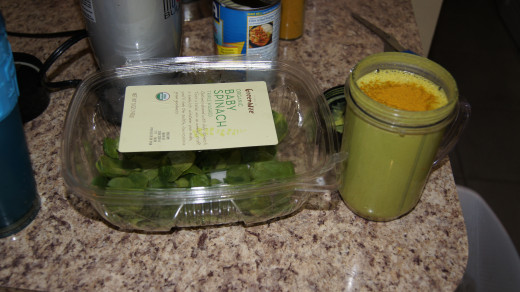Spinach makes you strong like Popeye:)