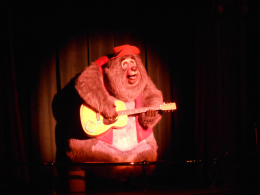 Take a break at the Country Bears sing-along, number 9 on the order for the day.