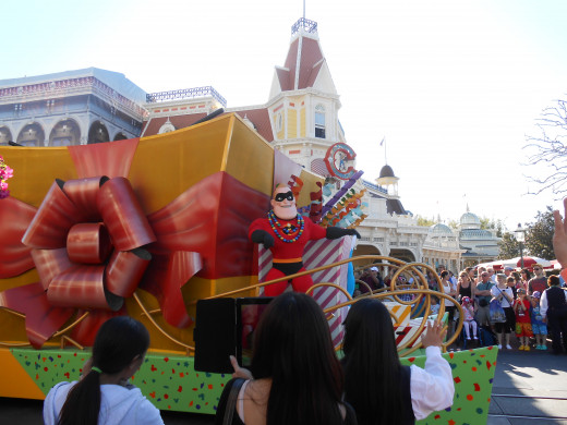 If you get lucky, you might catch the parade about dinnertime, as you'll be right along the route near Tomorrowland.