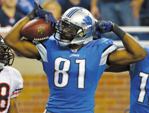 Calvin Johnson of the Detroit Lions