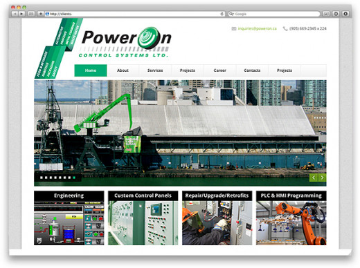 New website.