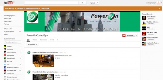 PowerOn Youtube channel. 
