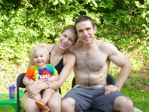 This is my happy family, we may struggle, but we have found peace and harmony, just the three of us. 