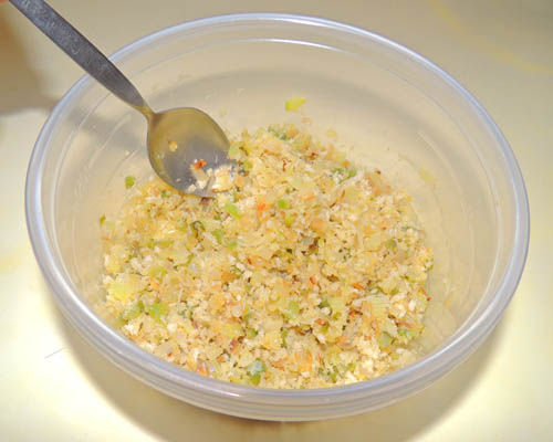 Mix into crumbles