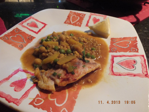 This fish turned out flaky, moist, and well seasoned. Spectacular!