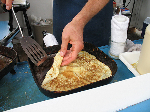 Swedish pancakes are thin like crepes.