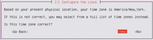 Select "Yes" and hit "Enter"