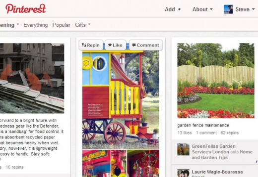 Pinterest - a great general interest based social network